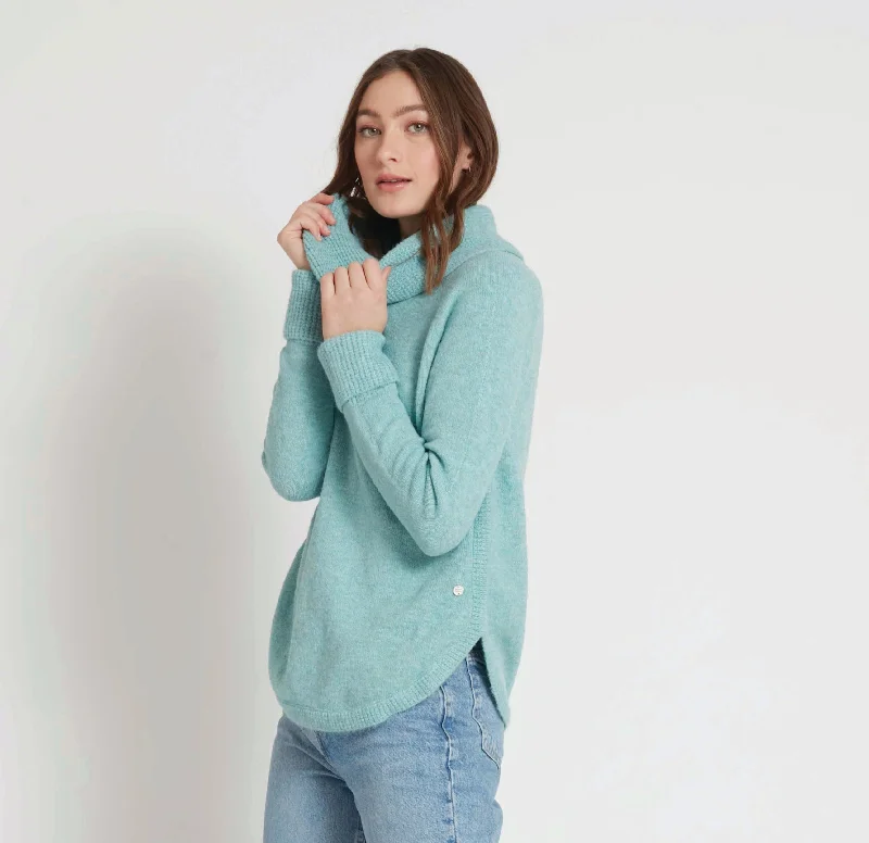 Women's Point Zero Cowl Neck Sweater