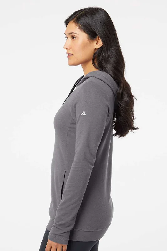 Adidas Womens Hooded Sweatshirt Hoodie - Grey - NEW