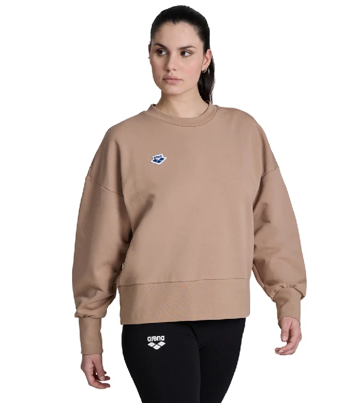 Arena Women's Oversize Crewneck Sweatshirt Caramelo