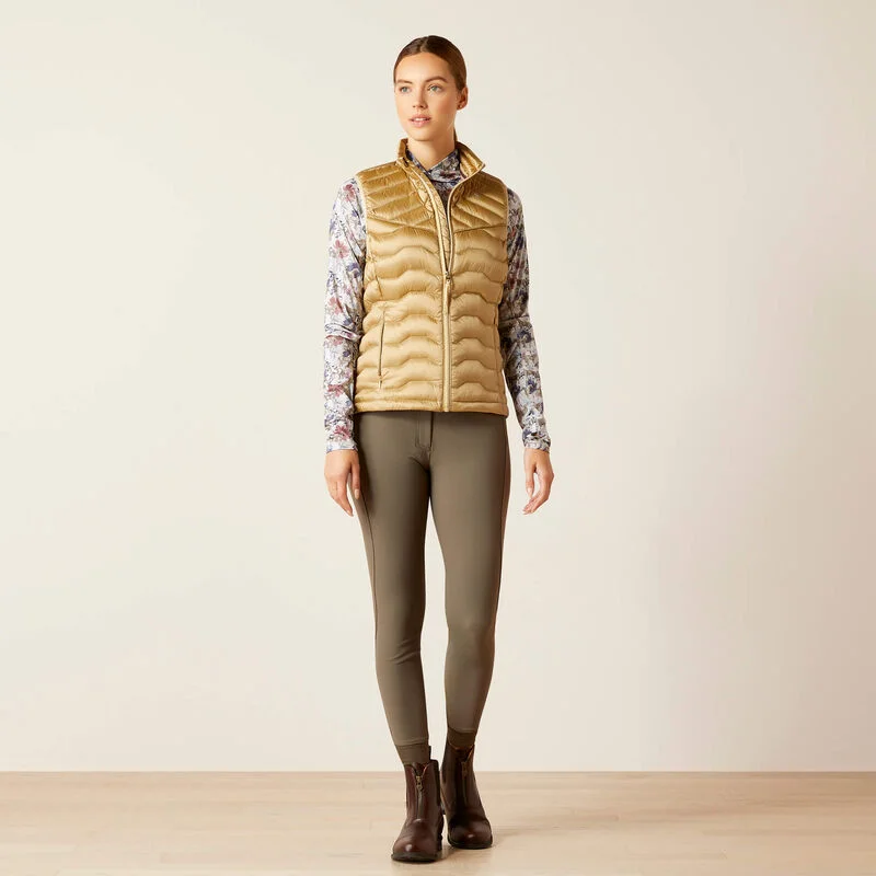 Ariat Women's Ideal Down Vest-Iridescent Fields Of Rye