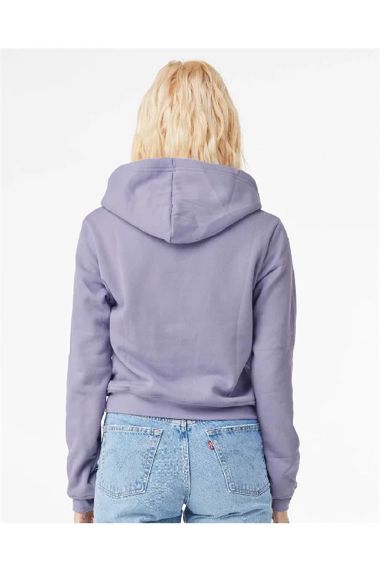 Bella + Canvas Womens Classic Hooded Sweatshirt Hoodie - Dark Lavender - NEW