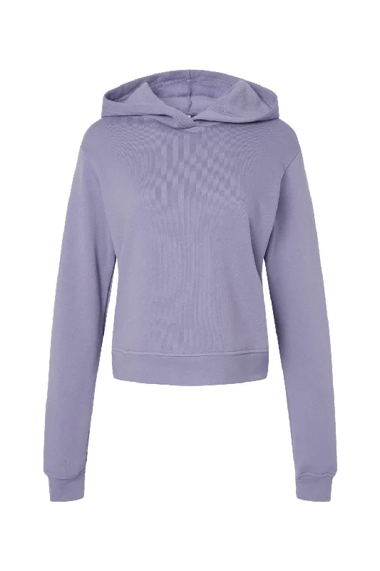 Bella + Canvas Womens Classic Hooded Sweatshirt Hoodie - Dark Lavender - NEW