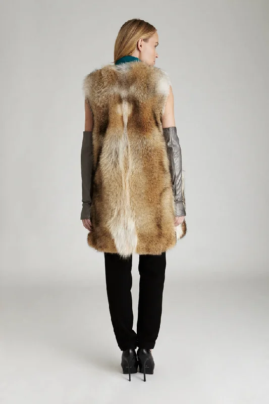 Abri Coyote Fur Vest