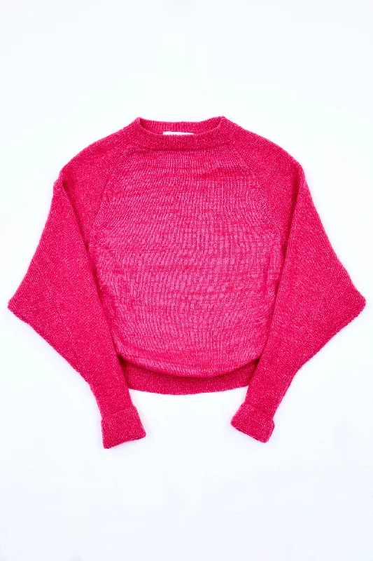 Skin & Threads - Dolman Sleeve Crop Knit