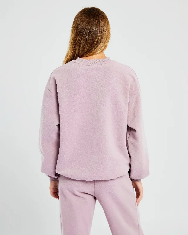 Everyday Relaxed Sweater - Muted Mauve