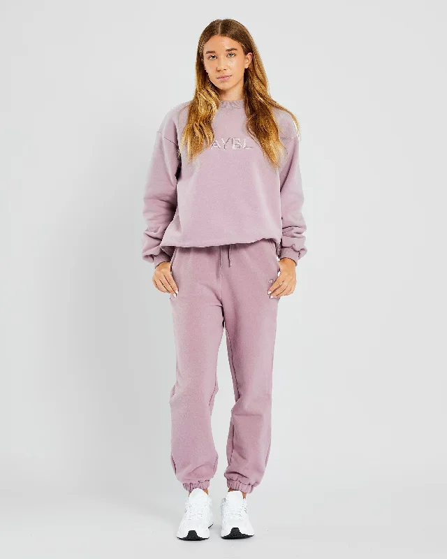 Everyday Relaxed Sweater - Muted Mauve