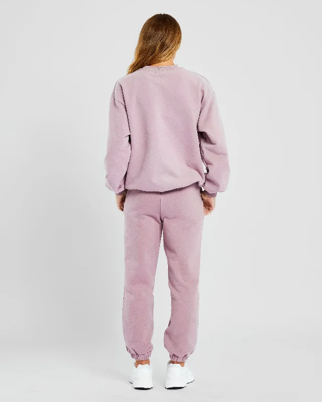 Everyday Relaxed Sweater - Muted Mauve