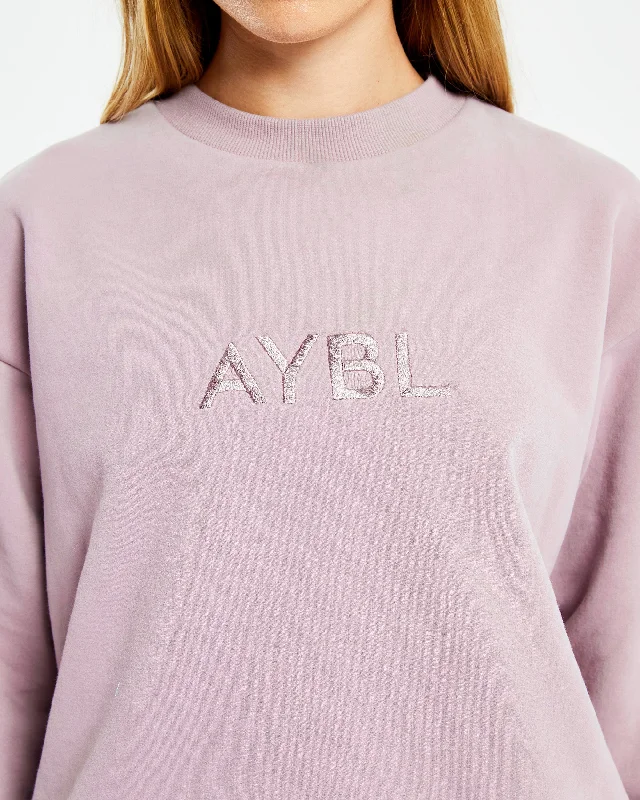 Everyday Relaxed Sweater - Muted Mauve