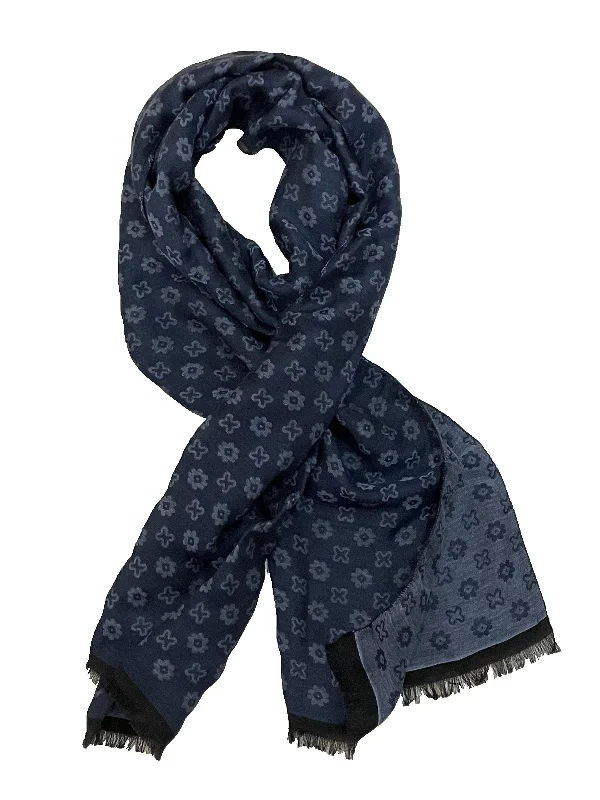 Hemley - Foulard floral de coton et polyester