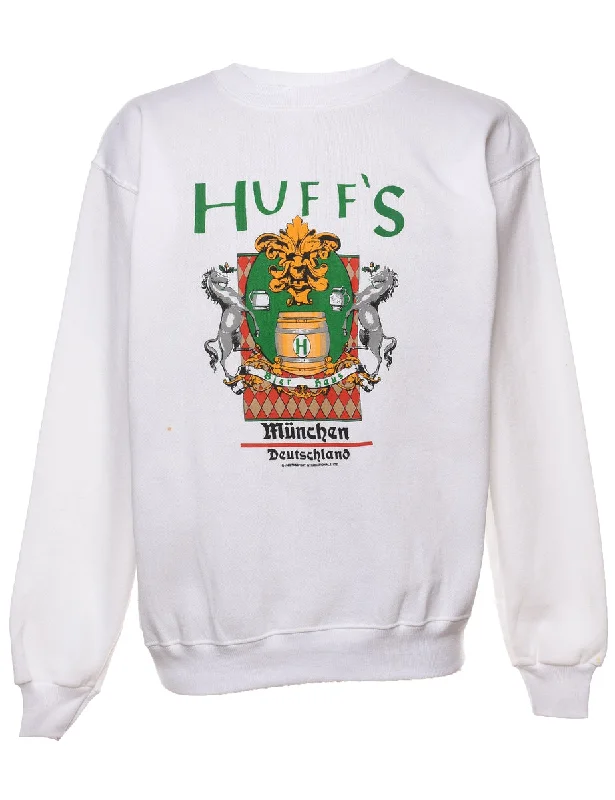 Huff's Munchen Deutschland Printed Sweatshirt - L