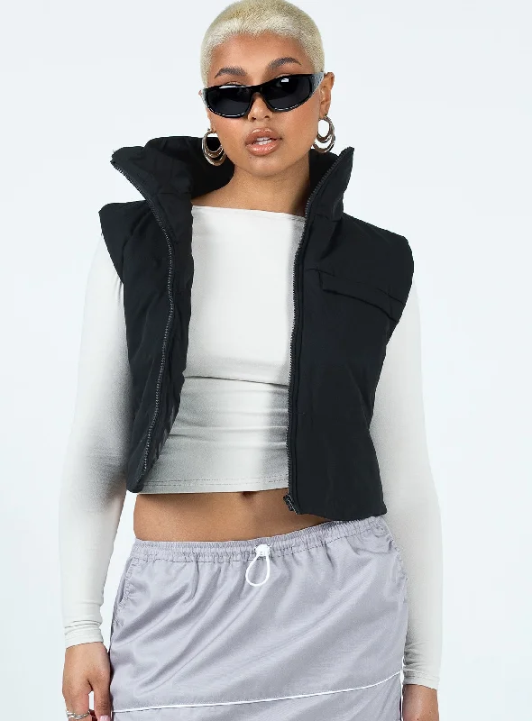 Kirby Puffer Vest Black