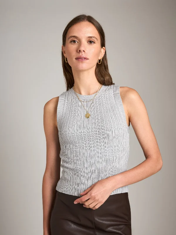 Viscose Rib Knit Tank