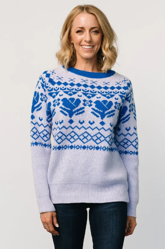 Lucerne Sweater | Blue Multi