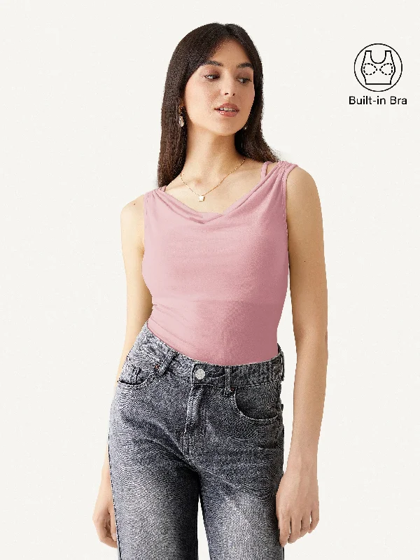 MilkyTender Tencel 2-In-1 Cowl Tank