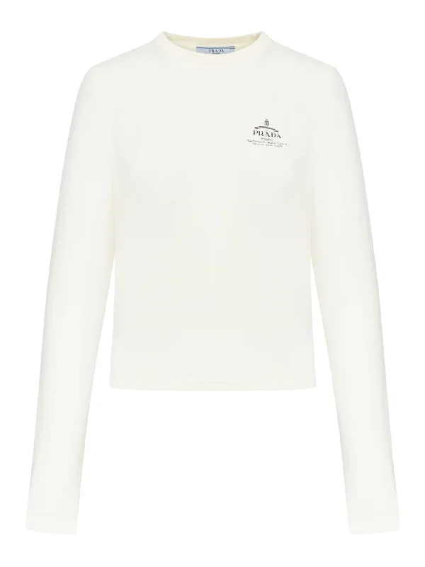 LONG SLEEVE T-SHIRT WITH LOGO