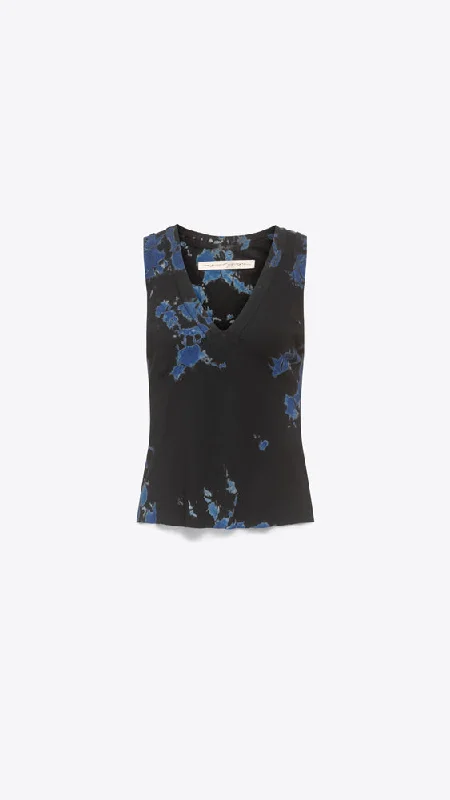 Nathalie Tank - Black Indigo