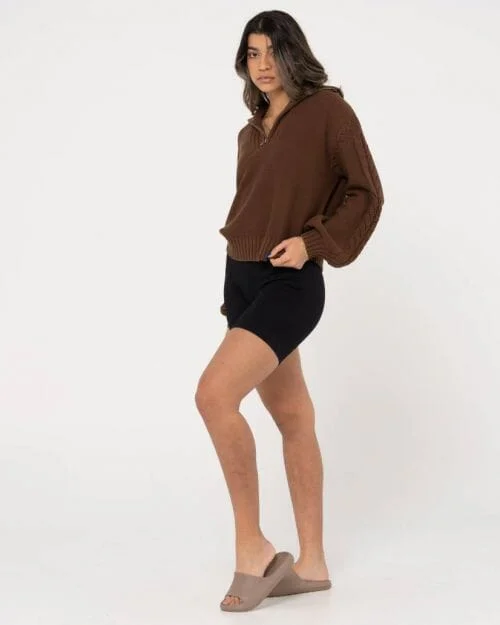 Rusty Amelie Half Zip Knit