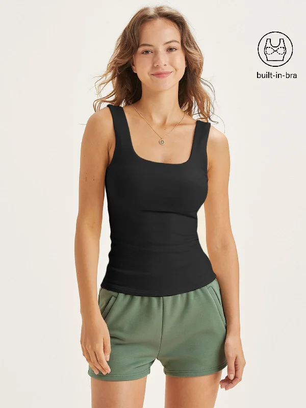 Tuckable Soft Brushed Brami Tank Top