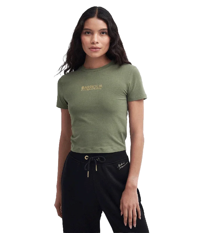 Reign Cropped T-Shirt - Green