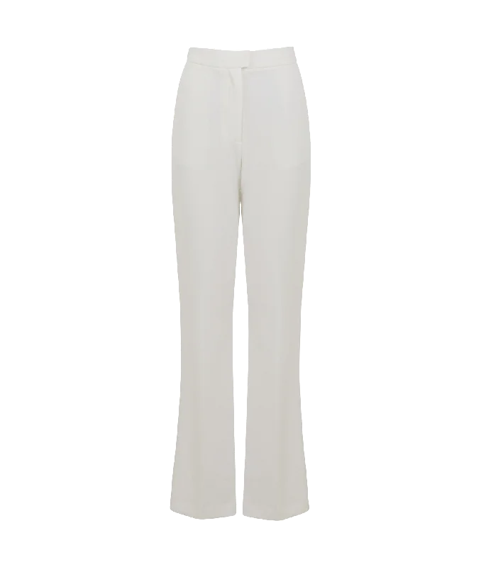 Whisper Flared Trousers - White