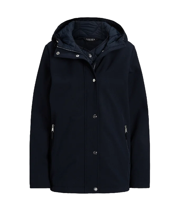 Hooded Jacket - Navy