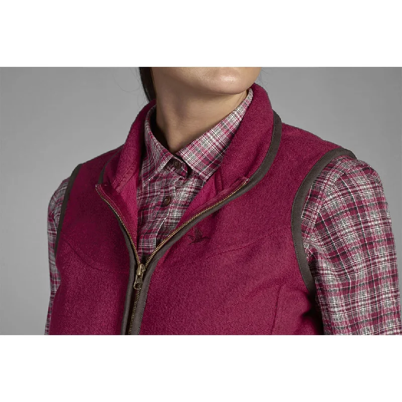 Woodcock Ladies Fleece Waistcoat - Classic Burgundy by Seeland