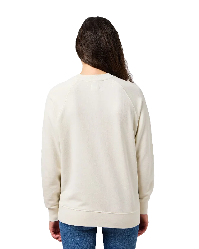 Raglan Sweatshirt in Vintage White