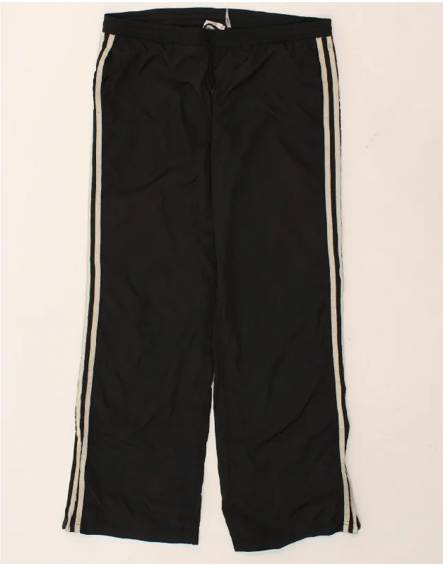 ADIDAS Womens Clima 365 Tracksuit Trousers UK 12 Medium Black Polyester