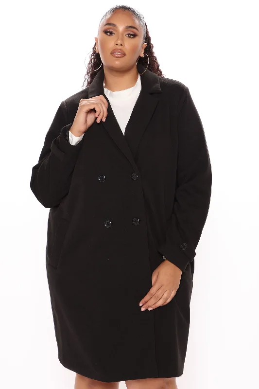 All Business Baby Coat - Black