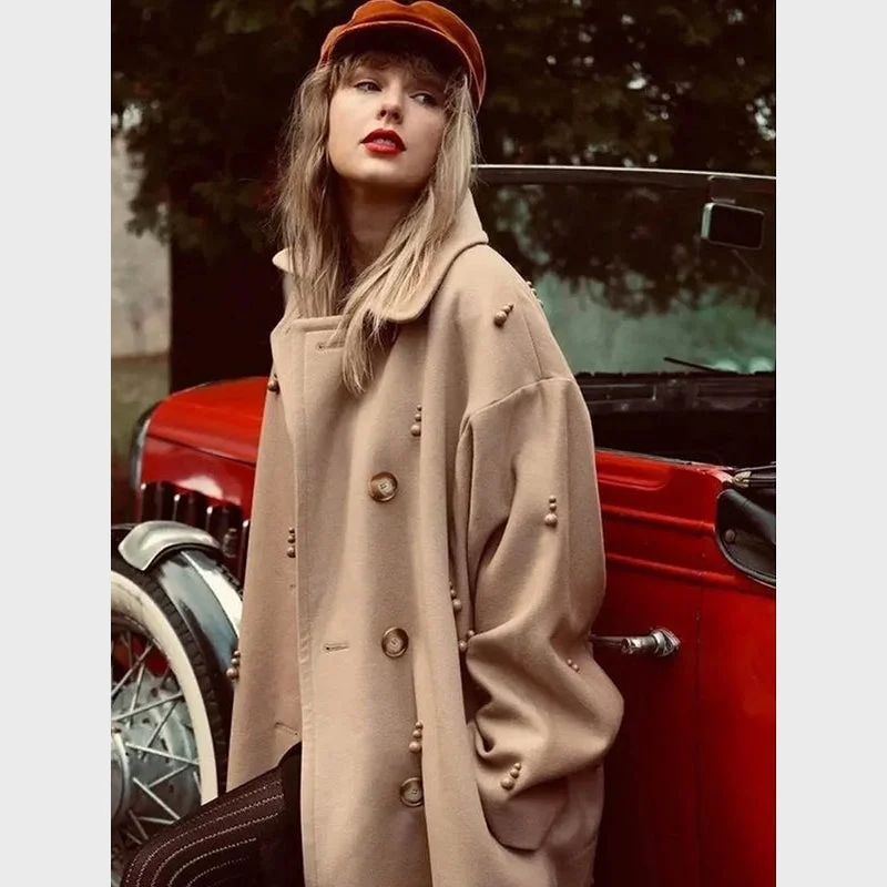 All Too Well The Short Film Taylor Swift Brown Wool Coat