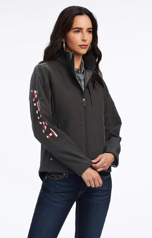 Ariat Women’s Team Patriot Softshell Jacket - heather charcoal