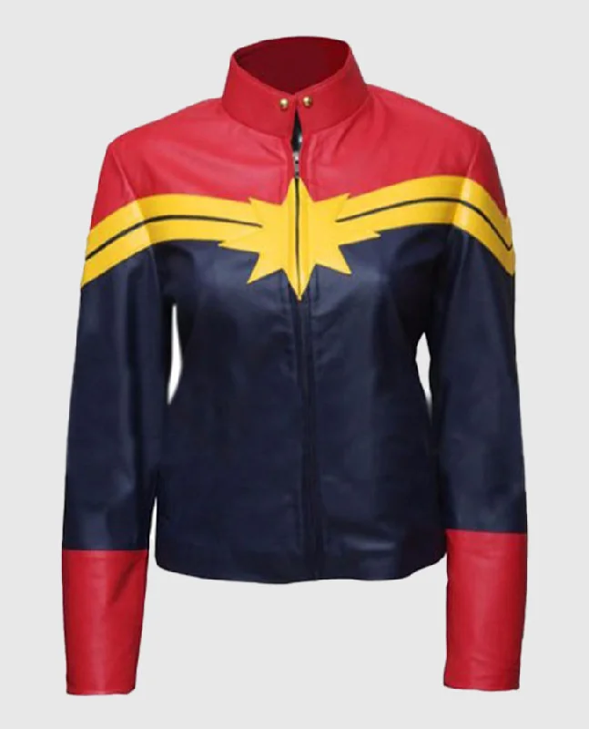 Avengers Endgame Captain Marvel Leather Jacket