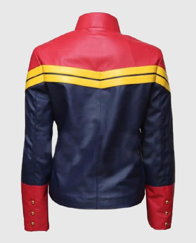 Avengers Endgame Captain Marvel Leather Jacket