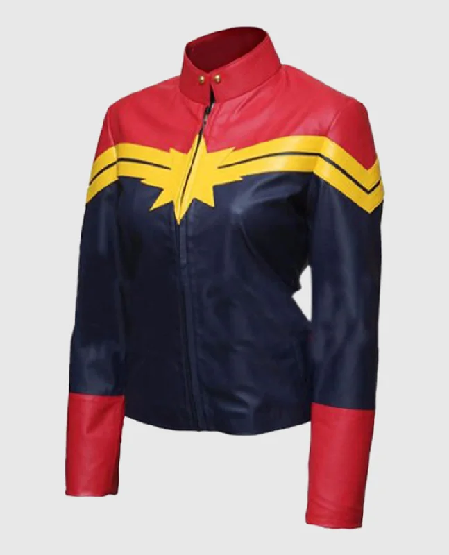 Avengers Endgame Captain Marvel Leather Jacket