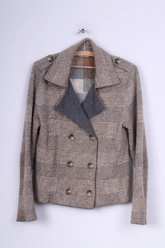 Christian Berg Stockholm Peek & Cloppenburg Womens 14 40 L Blazer Jacket Sweater Top