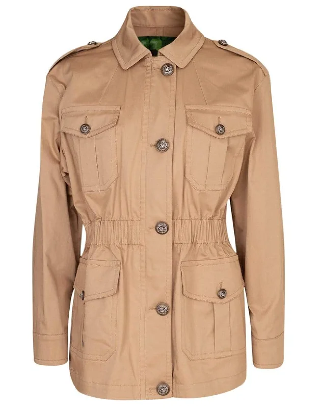 Elastic Waist Colonial Jacket