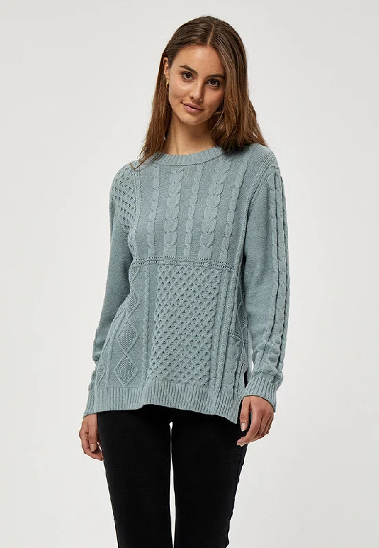 Elva Pullover - SLATE BLUE