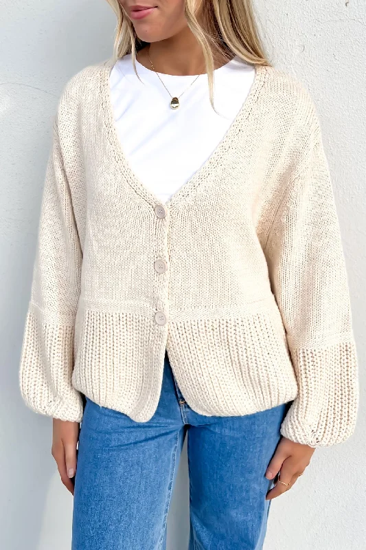 June Cardigan Cream