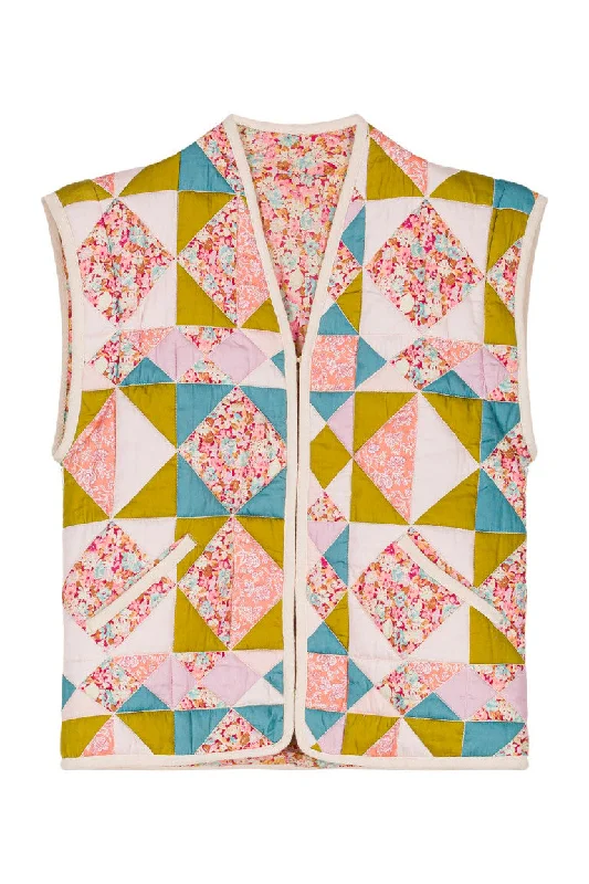 Reversible Jacket Neliana Patch-Sweet-Pastel