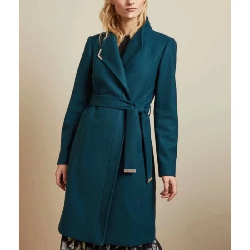 Love Guaranteed Susan Whitaker Teal Coat