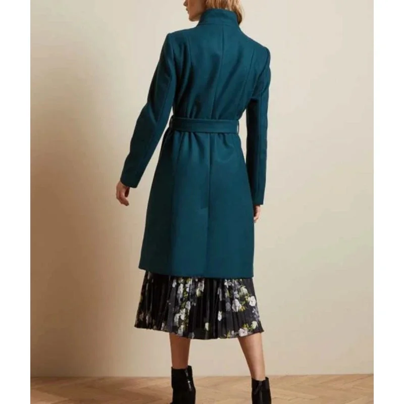 Love Guaranteed Susan Whitaker Teal Coat