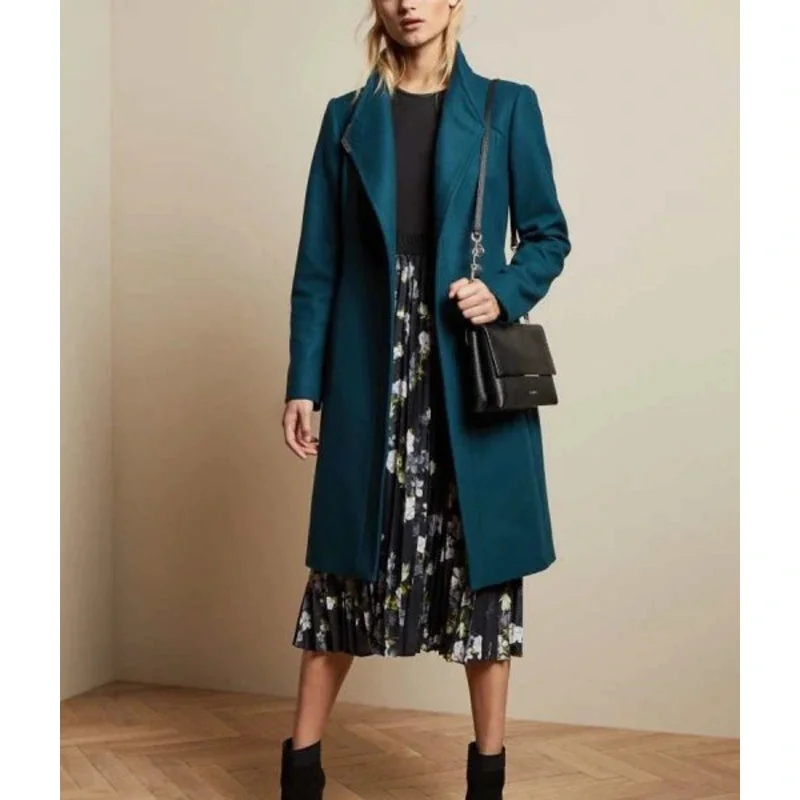 Love Guaranteed Susan Whitaker Teal Coat