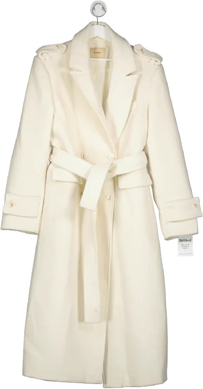 M-Kae Cream Kelby Coat UK L