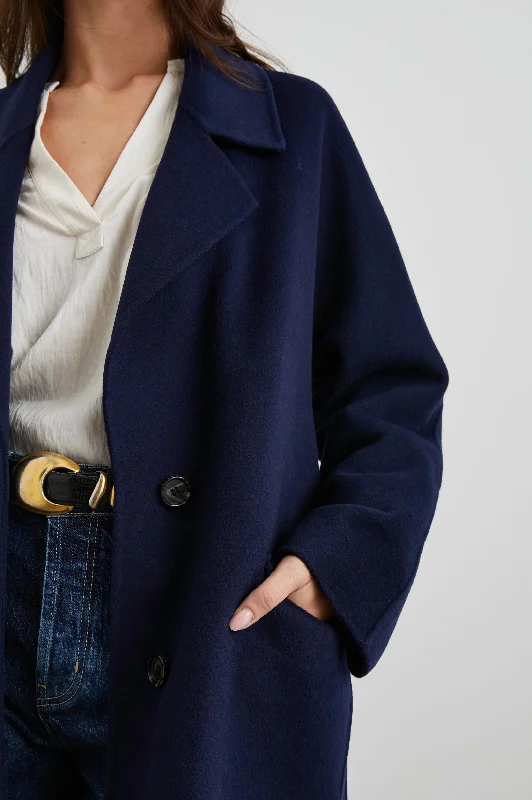 MARTA COAT - NAVY