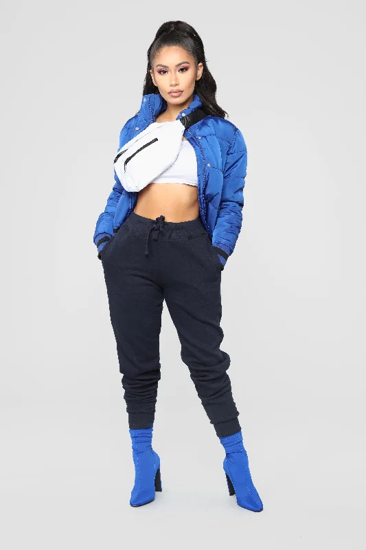 Mrs. Jackson Puffer Jacket - Royal Blue