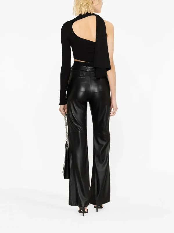 MUGLER Women Suit Jersey Cut-Out Bodysuit