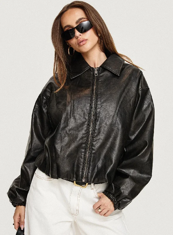 Nirvana Bomber Jacket Onyx