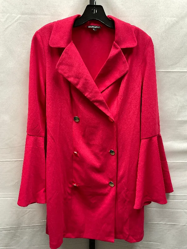 Pink Blazer Clothes Mentor, Size L