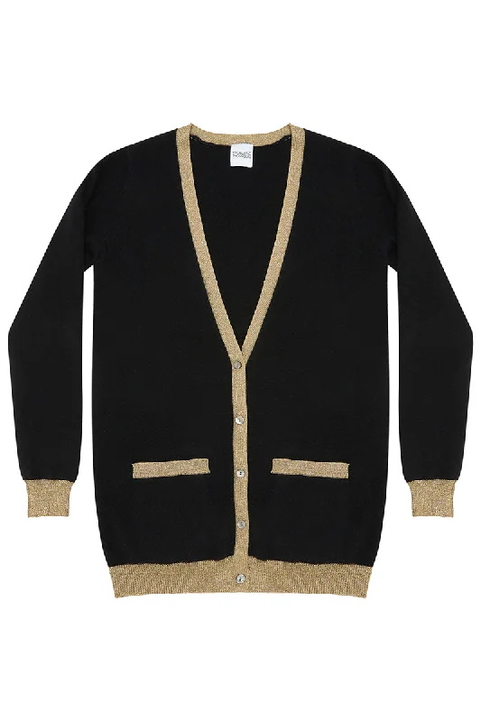 Black and Gold Pontus Cardigan