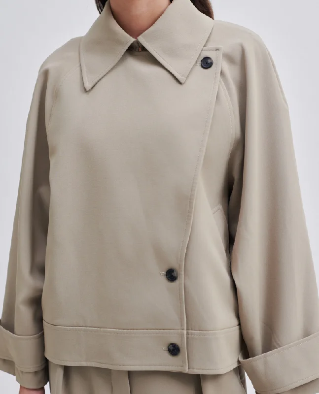 Second Female Silvia Cashew Trench Jacket